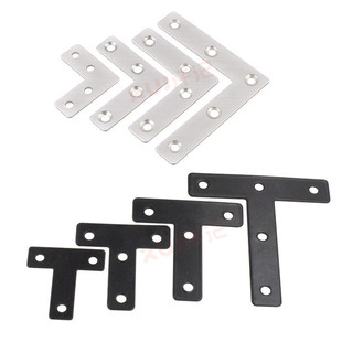 不锈钢t型l型平面角码90度固定件板材拼接直角支架家具加固连接片