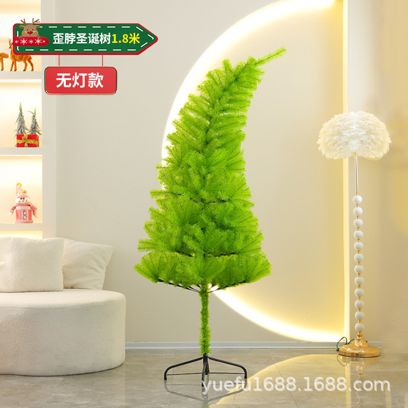 歪ins圣诞树创意脖子个性圣诞节商用咖啡厅酒吧夜店场景布置摆件