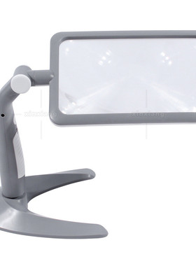 折叠台式手持48led灯放大镜冷暖灯老人阅读看书超大尔菲涅视野镜