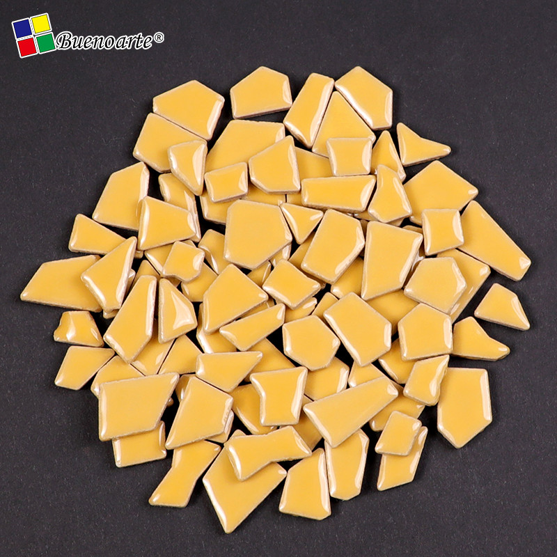 diy手工马赛克散小号陶瓷碎片不规规则自由石釉面拼接拼贴粒瓷砖