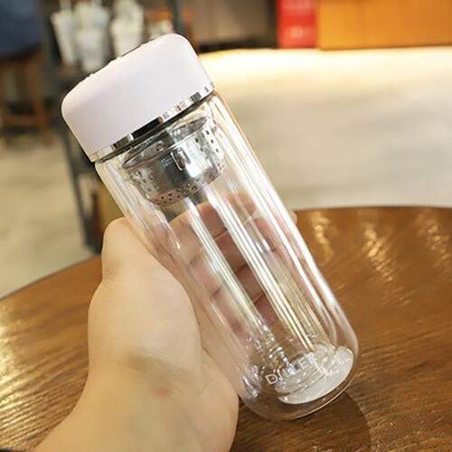 迷你150ml玻璃杯创意潮流网红水杯便携玻璃茶杯男女防漏透明小巧