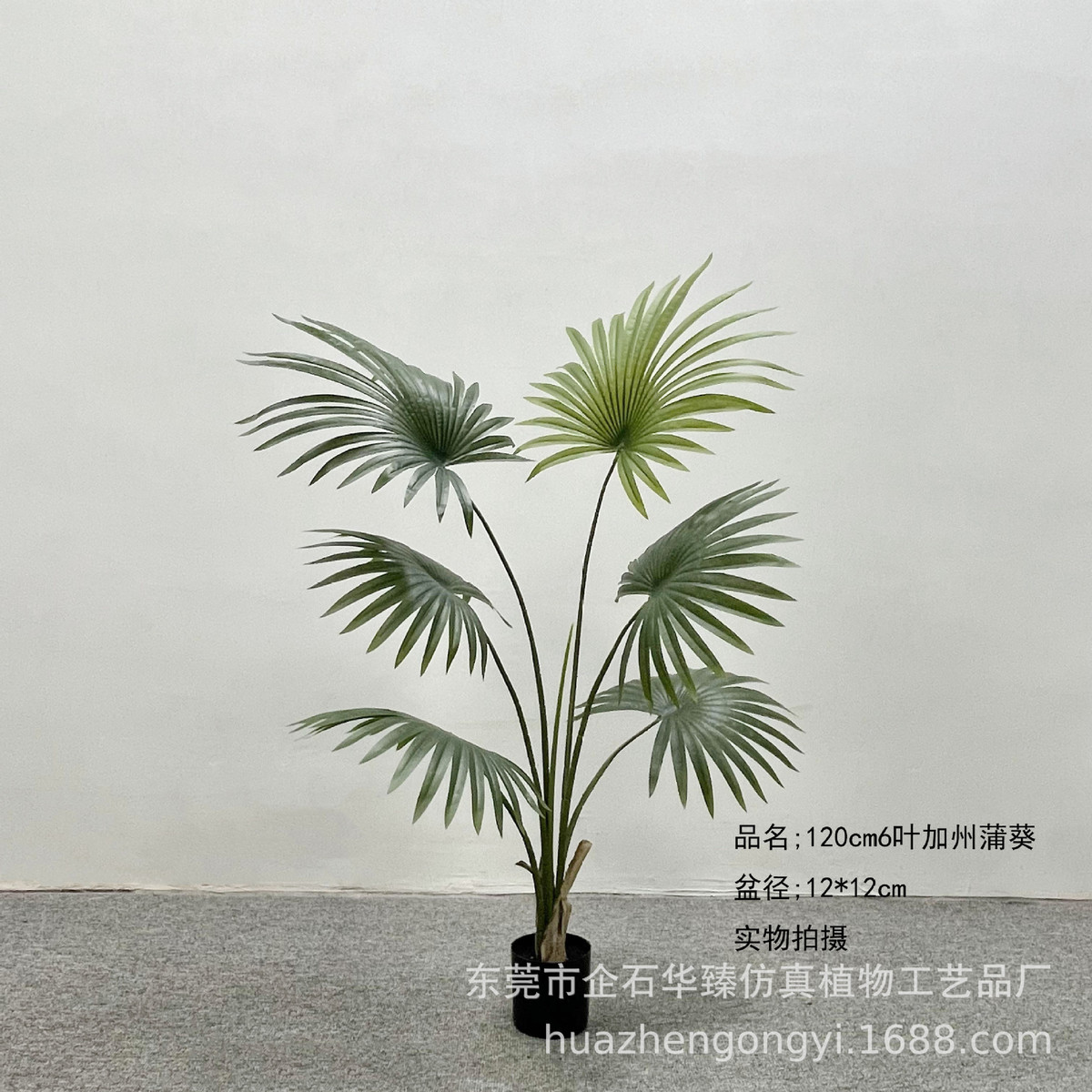 热带蒲葵加州仿真植物盆栽室内落地仿真扇葵蒲葵盆景装饰假绿植