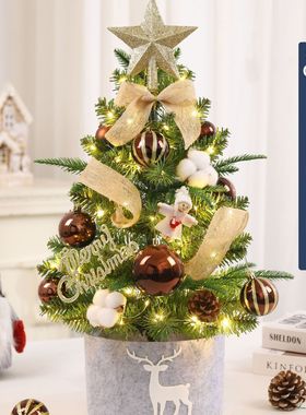 装饰品摆件圣诞节45cm60cm迷你圣诞树桌面摆件家庭圣诞节热卖