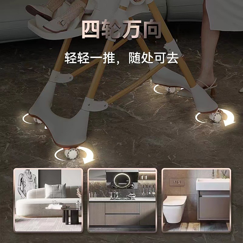卡曼karmababy宝宝餐椅E202婴儿卓椅家用成长座椅吃饭多功能餐桌