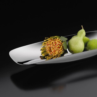 热销高级感科弗德轻奢komfortech不锈钢水果盘创意茶几客厅点心果