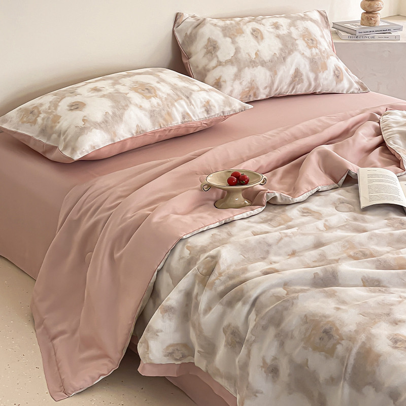 8n莱夏被天丝夏凉被夏季空调被冰丝赛尔单人春秋薄款被子被芯可机