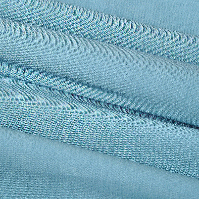 炜灿纺织100s长绒棉双面拉架随形裁休闲高档面料时装面料