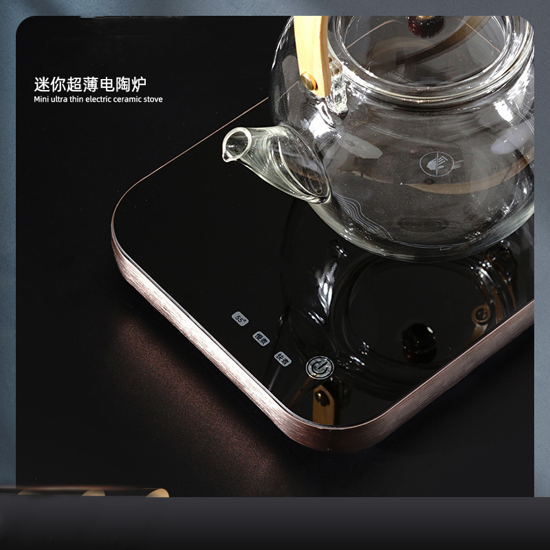 智能静音电陶炉煮茶器玻璃煮茶壶烧水壶茶具套装家用煮茶炉电磁炉