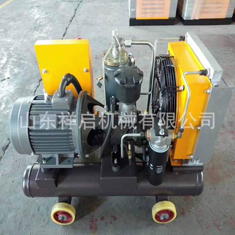 一体式螺杆空压机移动22kw/37kw永磁变频压缩机大型高压打气泵