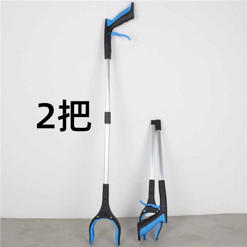 99n垃圾夹子卫生钳环卫捡垃圾家用夹子可伸缩折叠的拾物器火钳垃