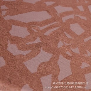 网红布安格拉红色织提花时尚服装流行色工艺装饰面料手工装饰批发