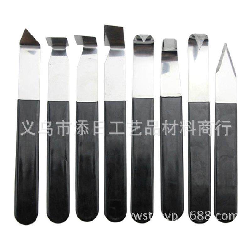 坯修模刀 陶艺泥塑 利石膏修坯刀 陶瓷雕刻刮刀不锈钢工具8件套装,文具电教/文化用品/商务用品,文创/手作/文化用品,淘宝优惠券,粉丝福利购,淘宝优惠卷
