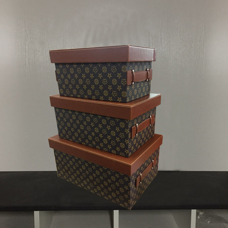 收纳盒样板房装饰简约软装衣帽间衣柜储物整理箱展厅会所柜子摆件