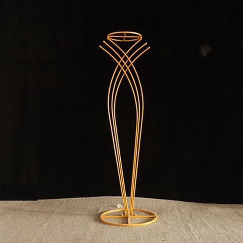 新款铁艺婚庆道具烤漆鱼美人婚礼架子桌花花器路引通道路引