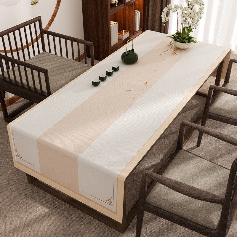 中式茶桌布巾新中式禅意茶餐桌布桌旗茶席茶台布艺长方型茶几盖布,居家布艺,桌布,淘宝优惠券,粉丝福利购,淘宝优惠卷