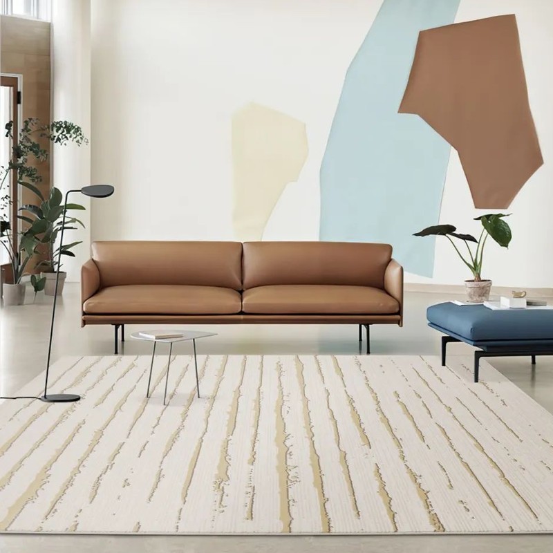 港龙中古风地毯客厅沙发茶几毯家用北欧卧室床边简约现代满铺高级