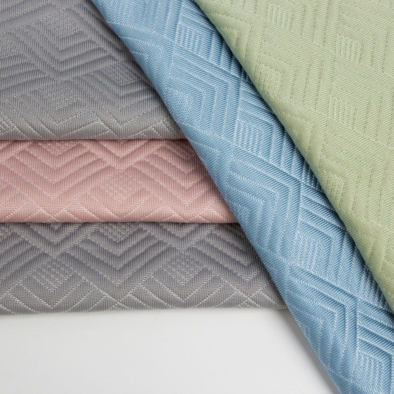 现货供应pe凉感丝小飞剑面料冰豆豆凉席沙发垫宠物垫凉垫布料