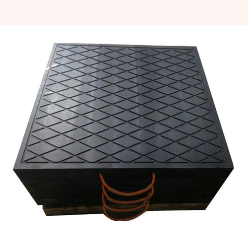 吊车泵车支腿垫板起重机随车吊橡胶垫块垫脚板起重机聚乙烯垫脚板