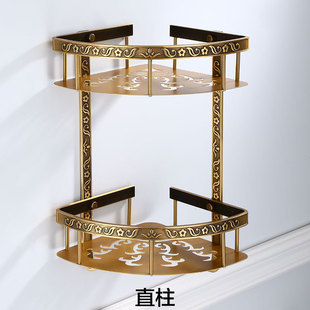 免打孔卫生间置物架壁挂式 洗手间墙上三角厕所收纳浴室