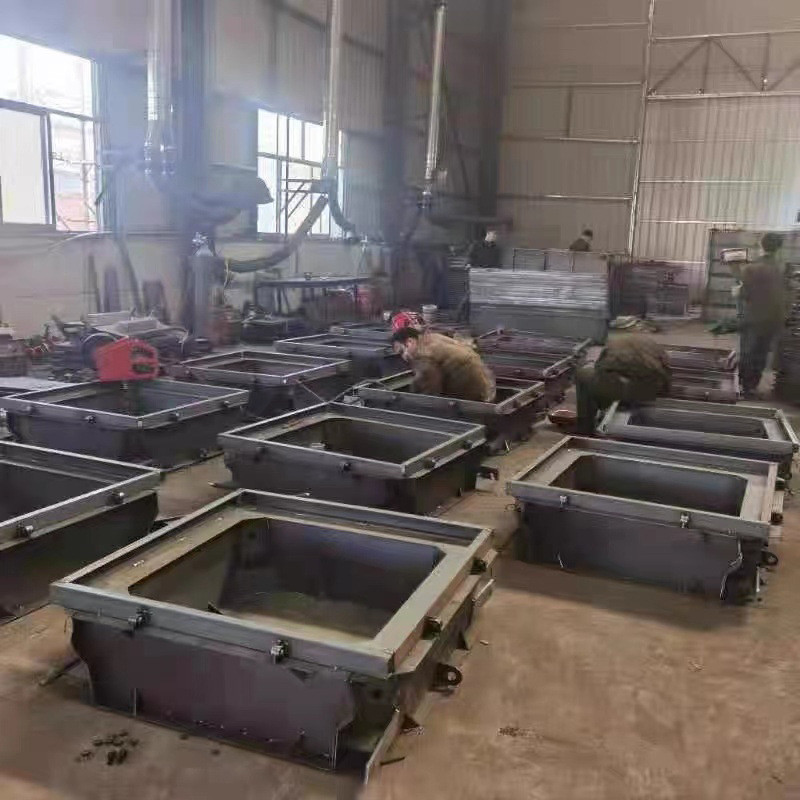 热销框格护坡模具阶梯式箱式框模具生态挡土墙景观框格钢模板厂家