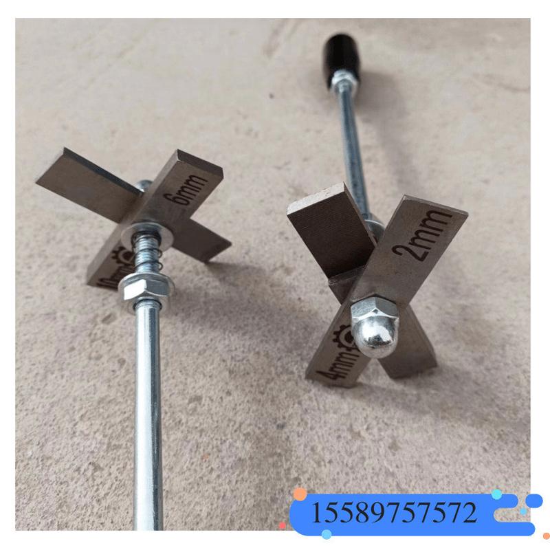 道岔检测锤2mm4mm6mm10mm密贴间隙钢轨检查锤铁路轨缝检工具棒尺