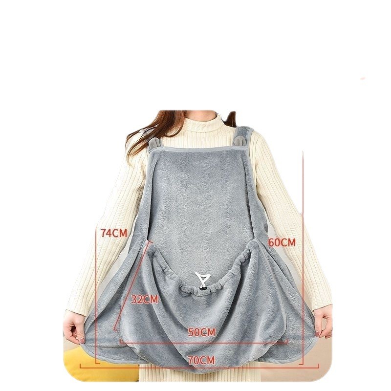 抱猫服不粘毛撸猫专用衣服撸猫衣服不粘宠物毛猫咪围兜可爱狗狗