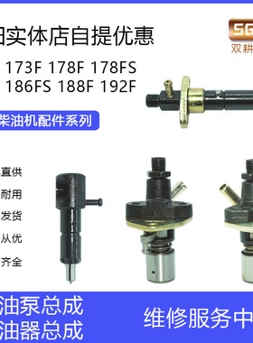风冷柴油发微耕机配件17178F186F188F92喷油泵喷油器嘴