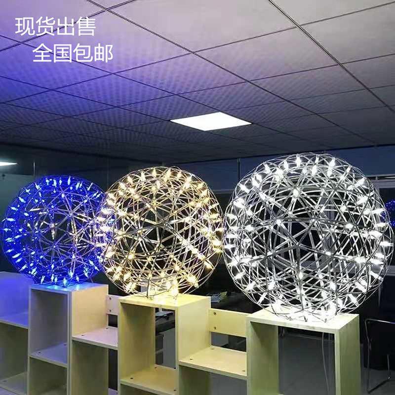 新款婚庆led道具 吊灯不锈钢火星球宇宙球圆球 婚礼舞台装饰用品