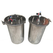 不锈钢电动气动搅拌压力桶加热压力桶恒温搅拌压力桶304压力桶5l