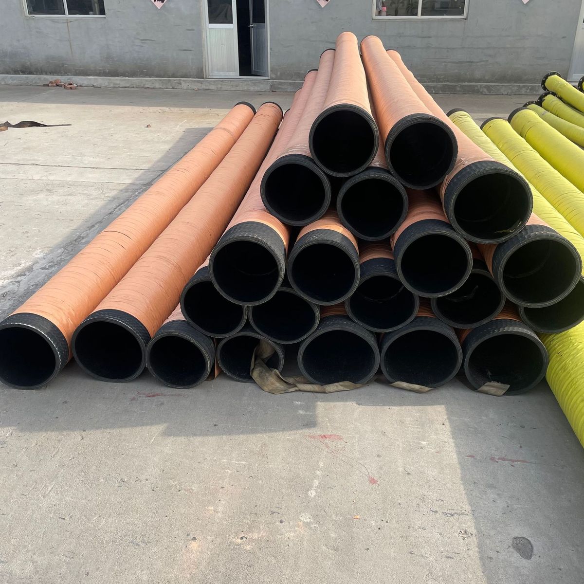 厂家直销黑缠绕管钢丝橡胶高压空气管