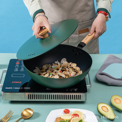 热销debo德铂件套空间锅具汤锅炒锅煎锅3威廉