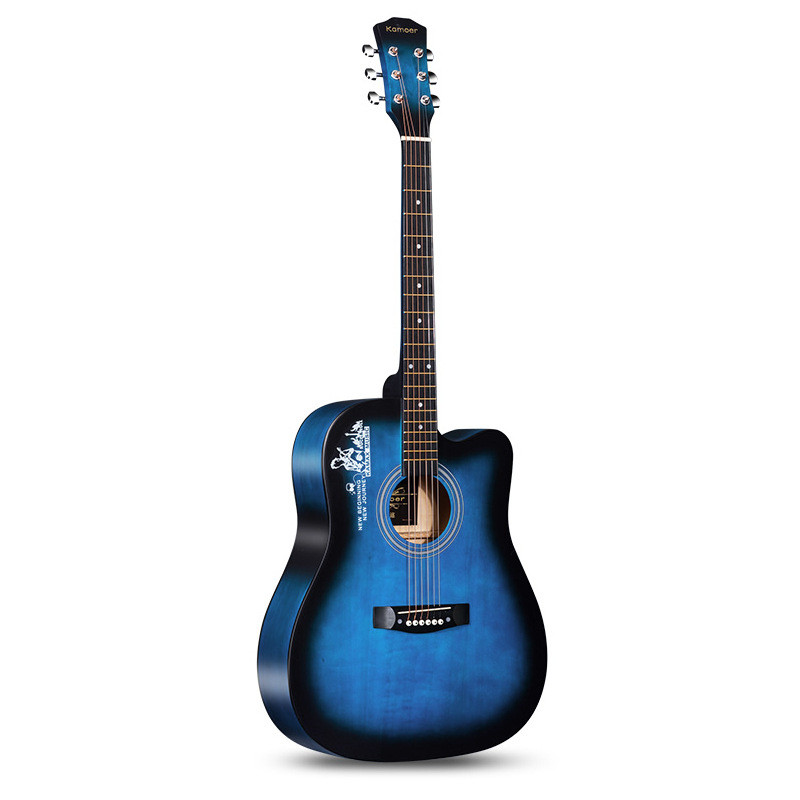 38寸41寸椴木民谣木吉他初学者入门级练习琴吉他哑光源头工厂直销