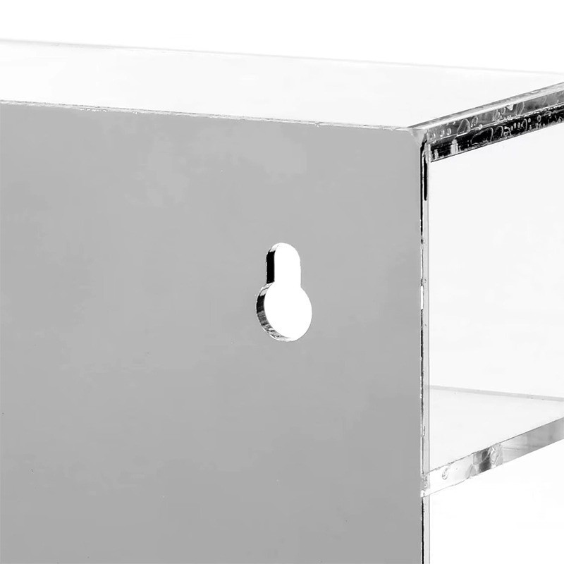 高透明亚克力高尔夫球展示架30球陈列上柜带门挂墙收藏棒球收纳盒