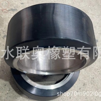 橡胶轮来件包胶天然橡胶耐磨抗老化铁图来样加工定制