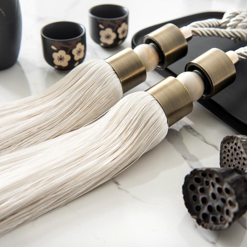 1s2j球中式现代窗帘挂批发绑球挂钩绑带简约客厅卧室百搭装饰扎束