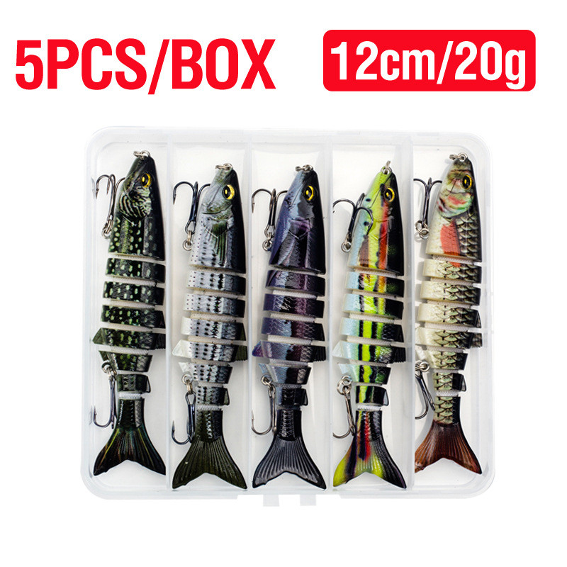 盒装断鱼12cm/20g多节节鱼仿生鱼饵远投沉水硬饵通用鱼饵