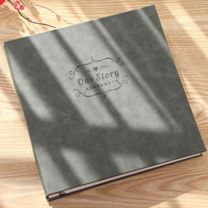ip9ddiy手工制作大容量覆膜自粘相册本粘贴式家庭影集情侣宝宝记