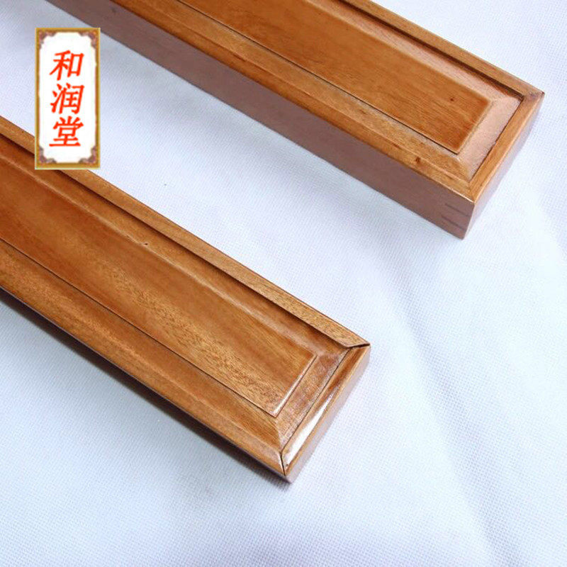 单把装香樟木盒宣纸折扇包装盒扇子复古包装盒香樟木折扇收藏盒