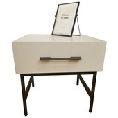 洞窝依你奶油风转角可移动梳妆台卧室斗柜化妆桌两用一体收纳柜