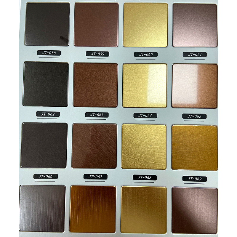 热销厂家热销201/304不锈钢彩色册现货建筑装饰设计样板不锈钢板