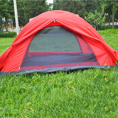 手动搭建露营帐单郊游双层户外帐篷旅游人野炊野营帐厂家供应