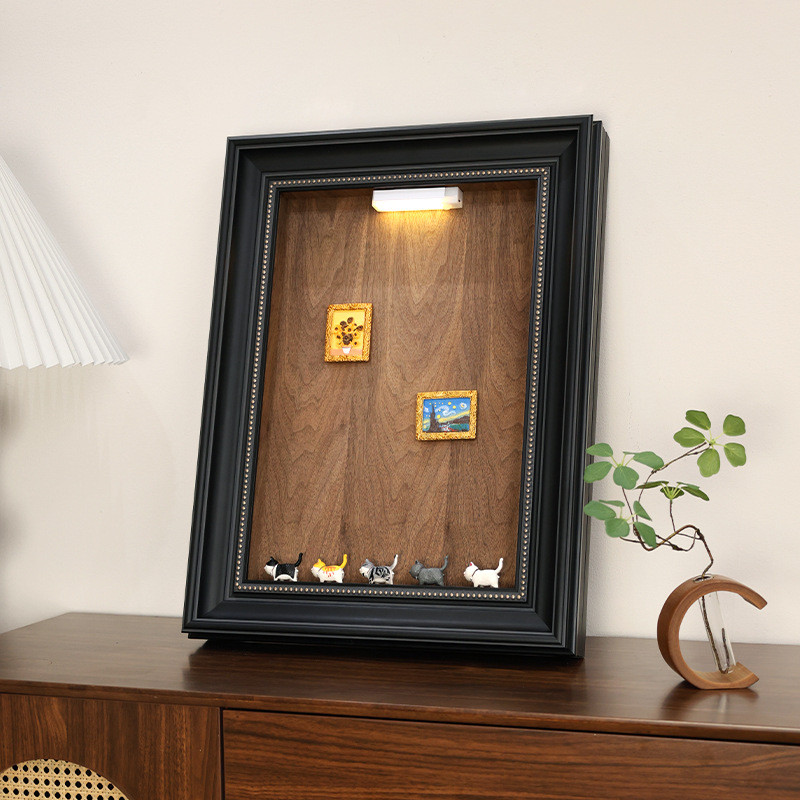 竖版磁吸高级感电表箱装饰画2025新款可置物diy配电箱液压遮挡画