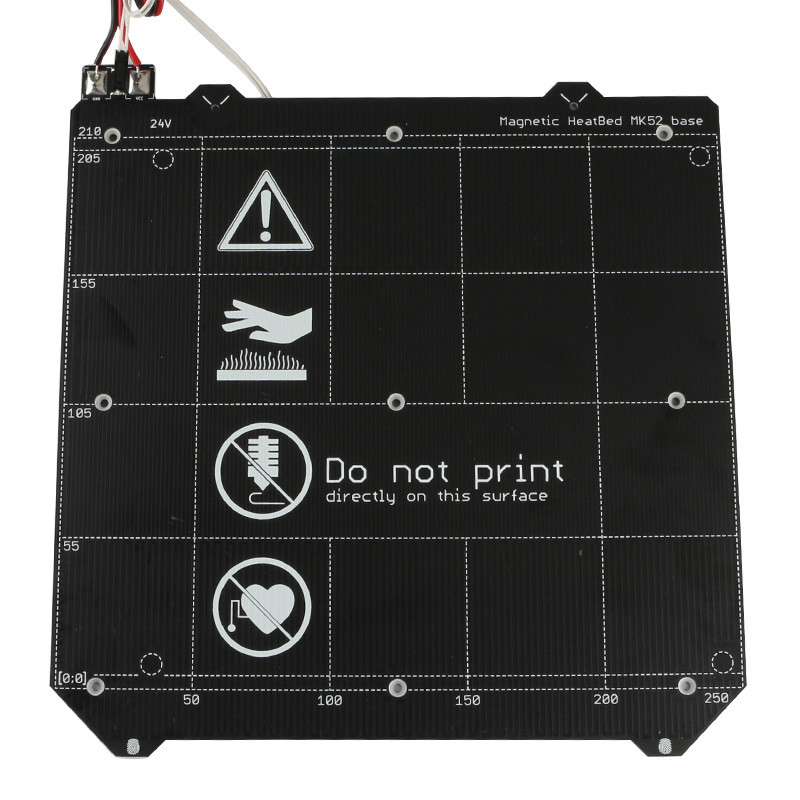 3D打印机配件 Prusa i3 MK3/MK3S+ MK52磁性热床 heatbed 24V