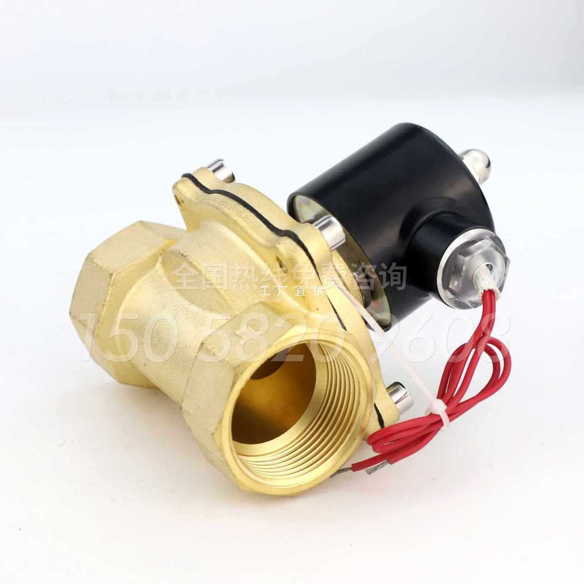 3yv54tf1常闭电磁阀水阀ac220v气阀dc24v开关阀4分6分1寸2w-16