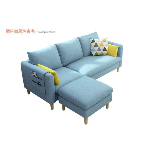 布艺沙发组合拆洗三人位小户型简约现代sofa客厅整装家具乳胶公寓
