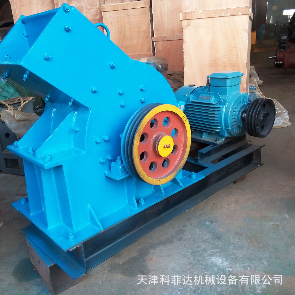 天津供应PC400*300锤式破碎机建筑垃圾废旧玻璃粉碎机现货