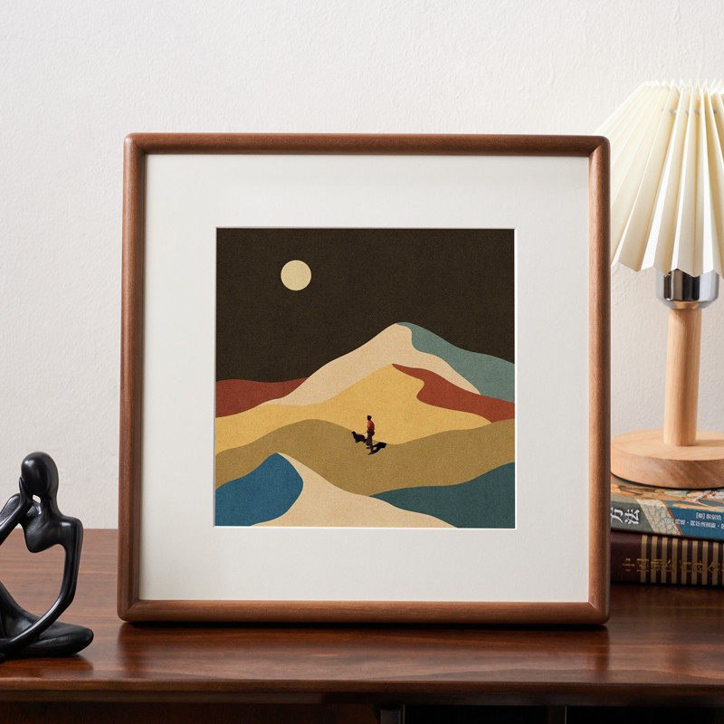 w1tr艺术实木正方形相框摆台挂墙定制打印做成洗照片感画空,家居饰品,相框/画框,淘宝优惠券,粉丝福利购,淘宝优惠卷