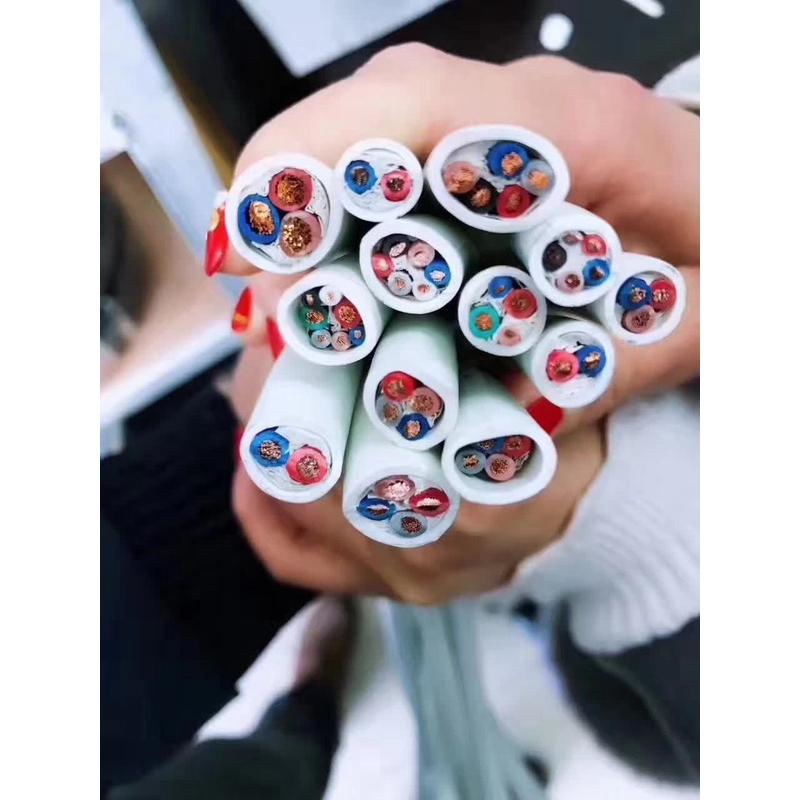 rvv电源线白色黑色3芯护套线3*0.751.01.52.5平方软护套线