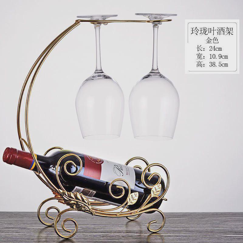 红酒架欧式红酒杯架倒挂架子家用葡萄酒包邮轻奢酒柜摆件一件简约