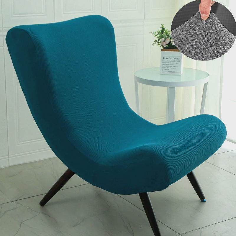 单人无小型座躺椅沙发套罩全包万能扶手蜗牛懒人高靠背美式独个垫